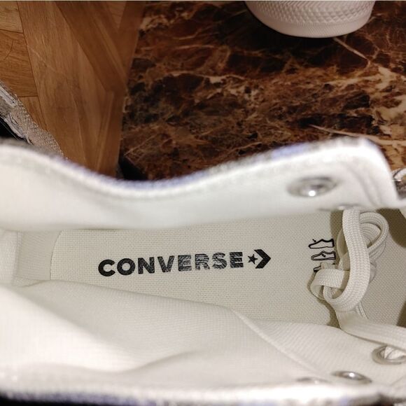 NEW Converse women's All star Chuck taylor palm tree yellow shoe size 10.5 - Picture 11 of 12